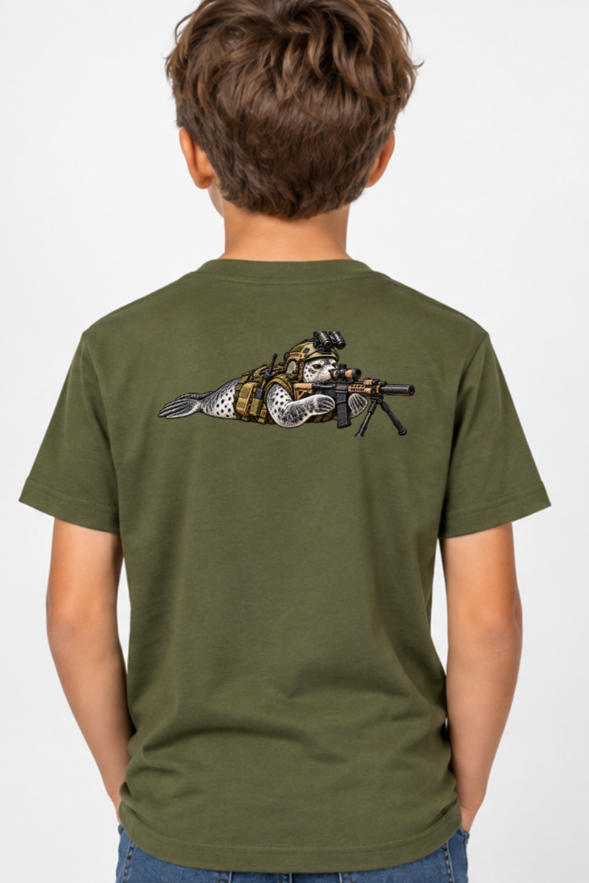 Davey Seal YOUTH– Prone Position Tee
