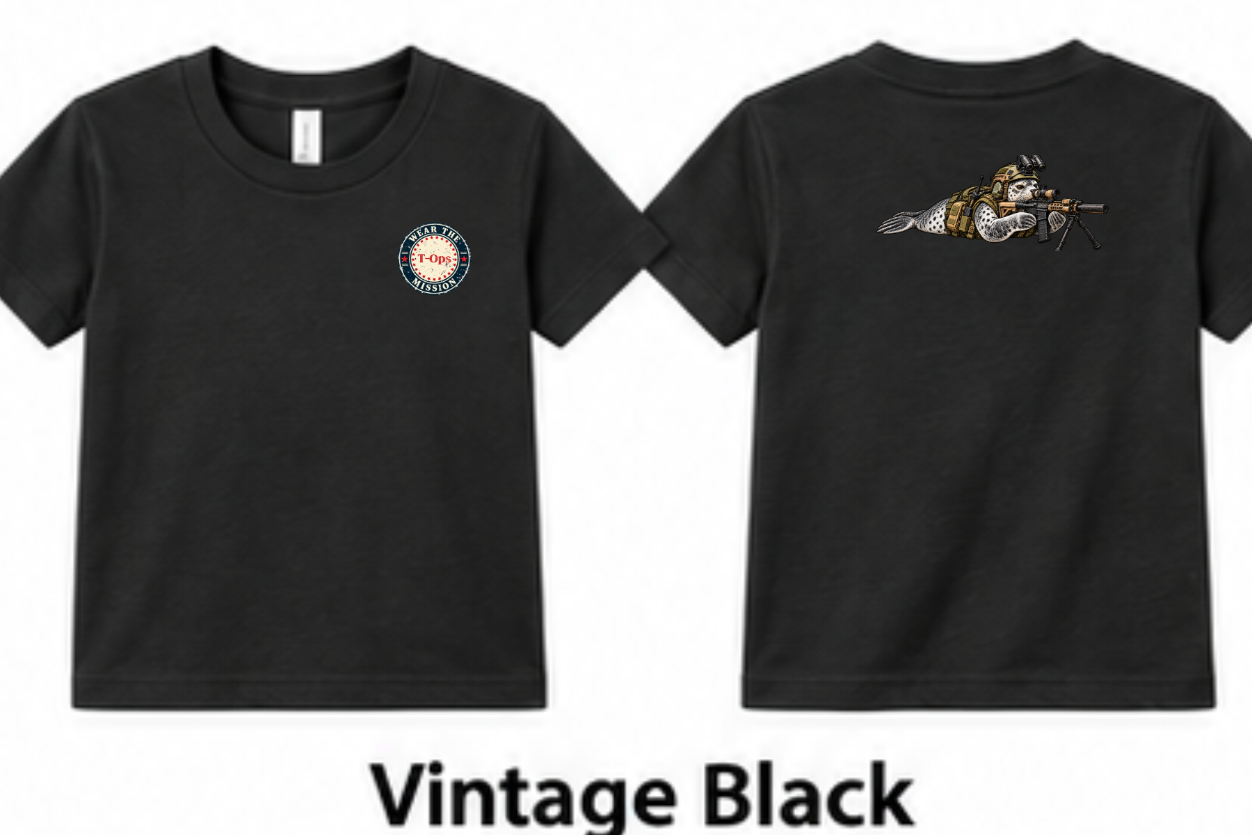 Davey Seal YOUTH– Prone Position Tee - Image 3