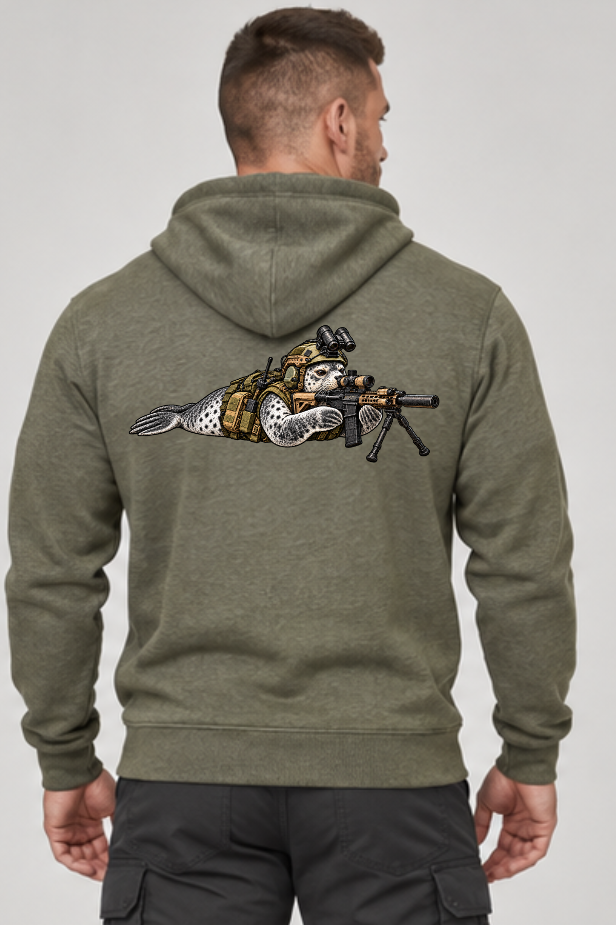 Davey Seal – Prone Tactical Hoodie