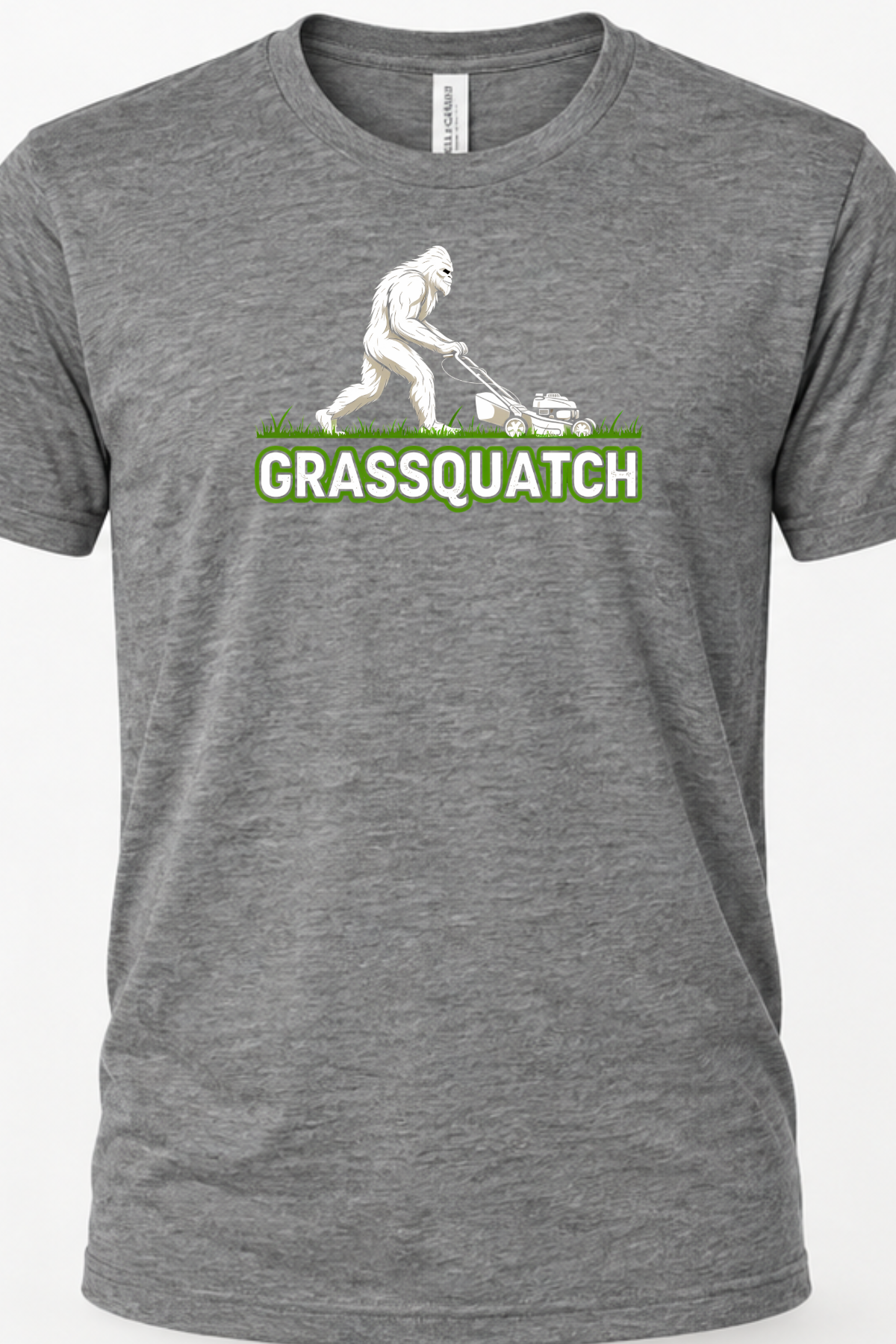 Grassquatch – Bella+Canvas 3413 Triblend Tee - Image 2