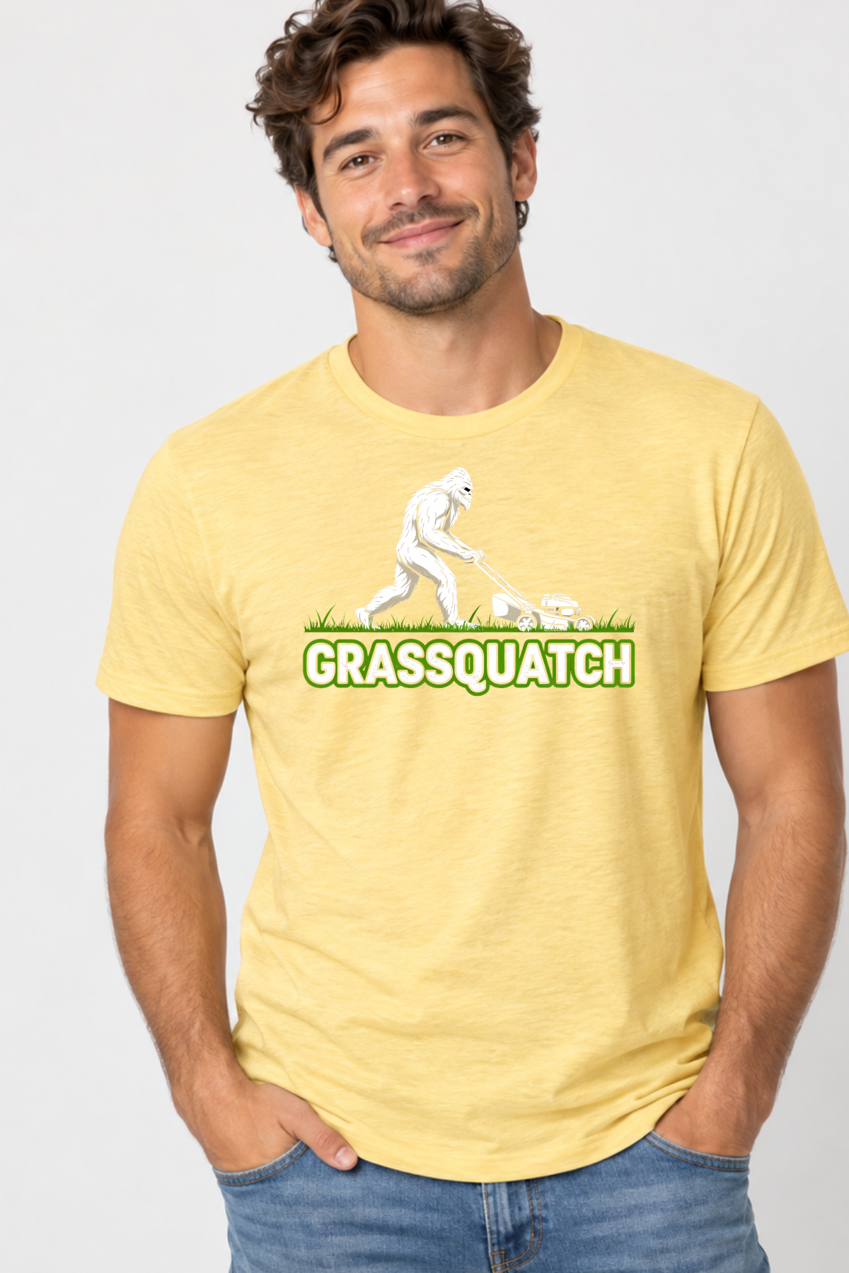Grassquatch – Bella+Canvas 3413 Triblend Tee