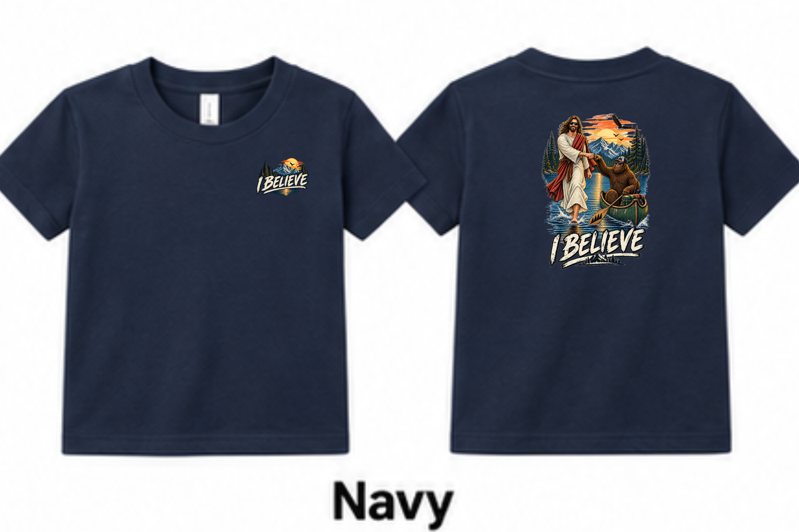 I Believe Hoodie YOUTH Tee - Image 5