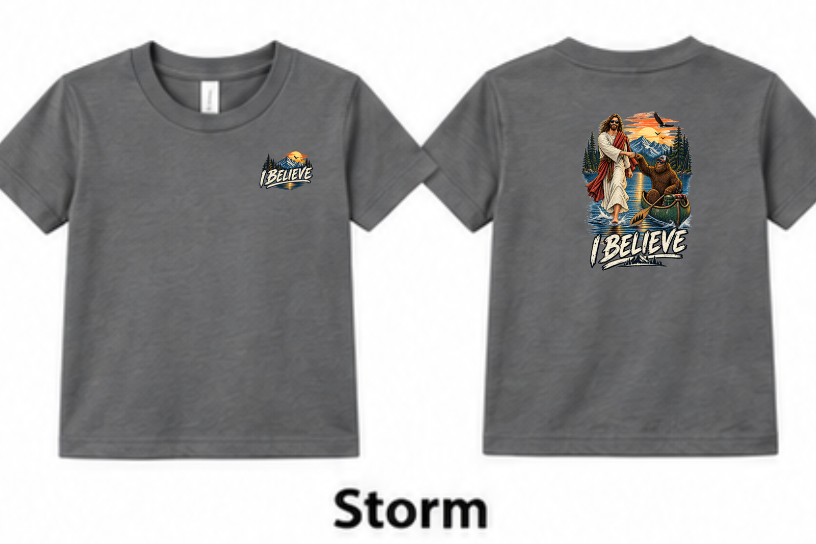 I Believe Hoodie YOUTH Tee - Image 6