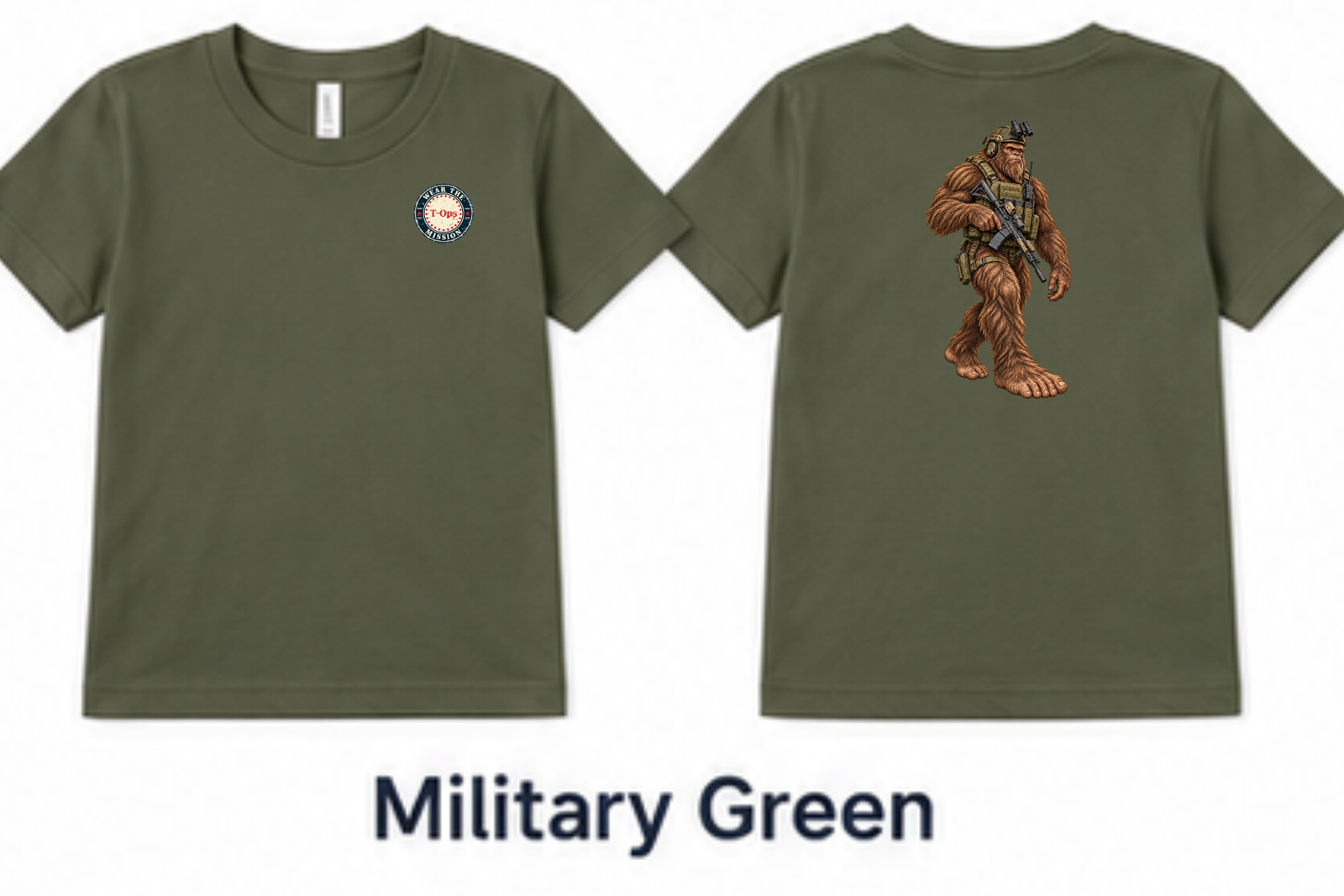SQUATCH-COM — Youth Tactical Sasquatch Tee - Image 3