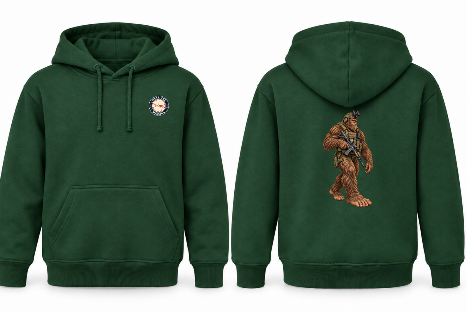 SQUATCH-COM — Youth Tactical Sasquatch Hoodie - Image 3