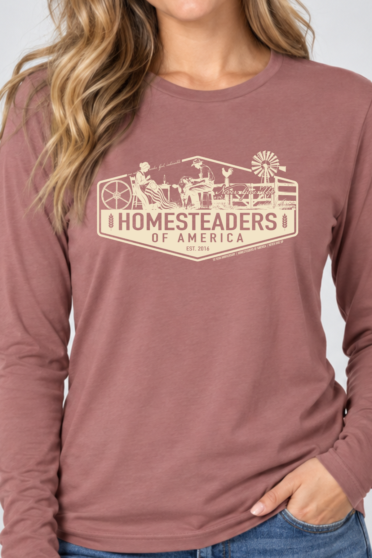 Limited Edition America 10TH Anniversary Long Sleeve Tee - Image 2