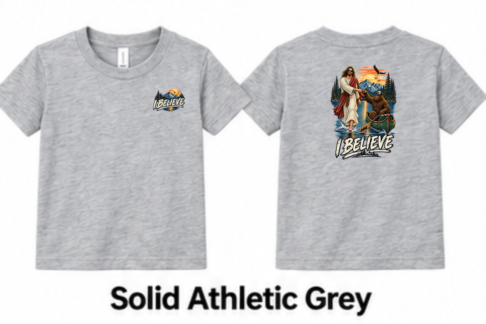 I Believe Hoodie YOUTH Tee - Image 4