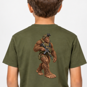 SQUATCH-COM — Youth Tactical Sasquatch Tee