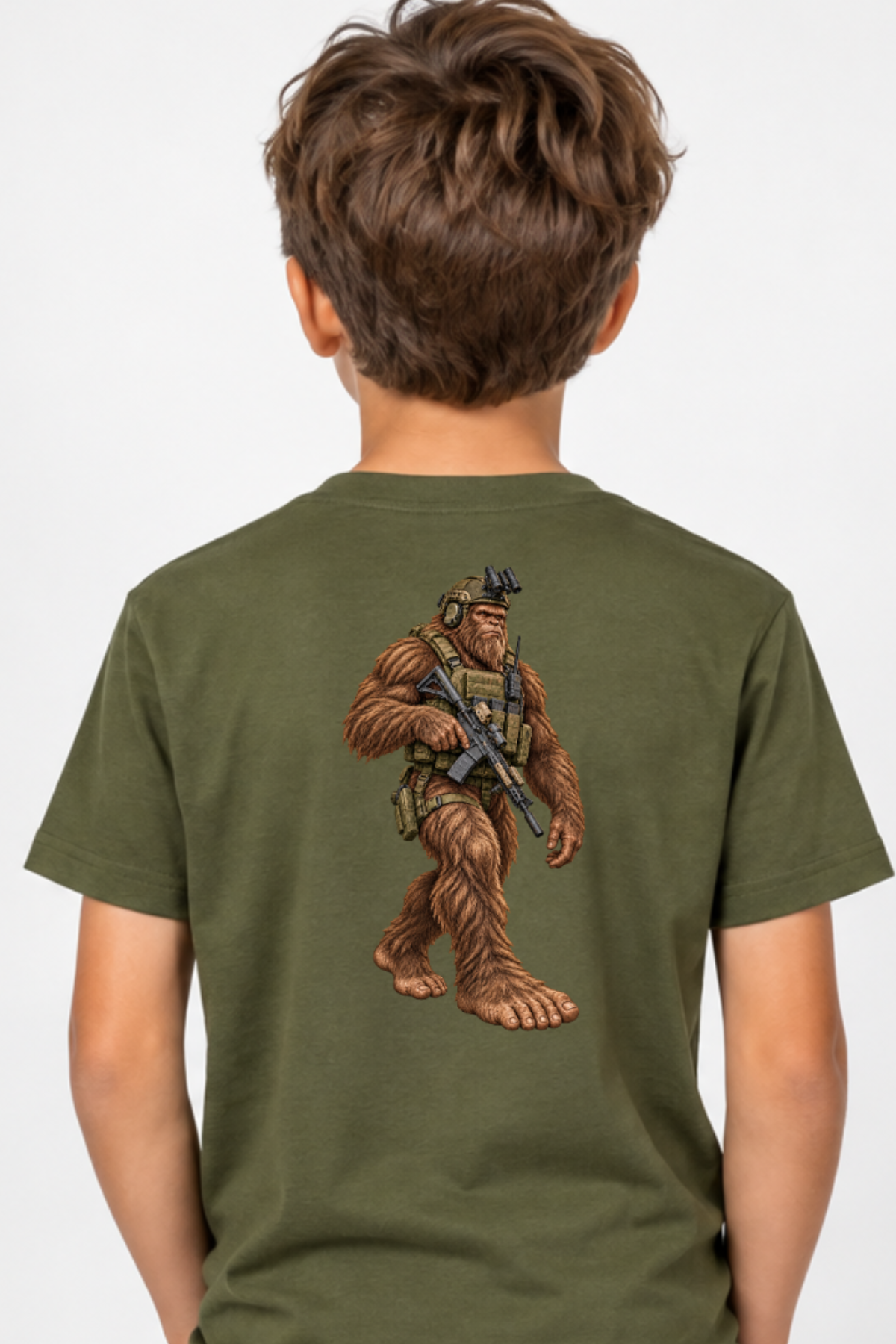SQUATCH-COM — Youth Tactical Sasquatch Tee